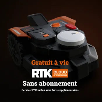 Robot tondeuse connecté WORX VISION CLOUD 2WD - Jusqu'à 650m² - WR365E