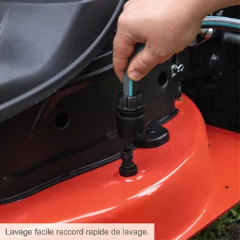 Tondeuse autoportée Rider thermique SCHEPPACH MR225-61, 224 cm³ l.61 cm
