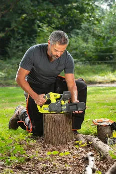 Tronçonneuse élagueuse sur batterie RYOBI Ry18cs20a-125 18 V, guide de 20 cm