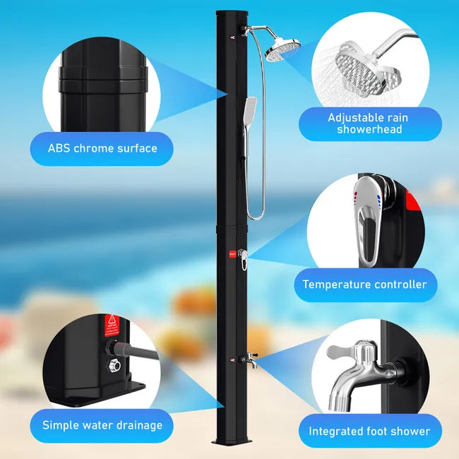 Douche Solaire 35L Avec housse de protection