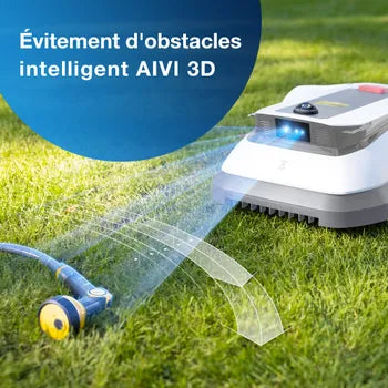 Tondeuse Robot, délimitation sans Fil, évitement d'obstacles 3D AIVI, Planification Intelligente de la trajectoire, ECOVACS Goat G1-800W