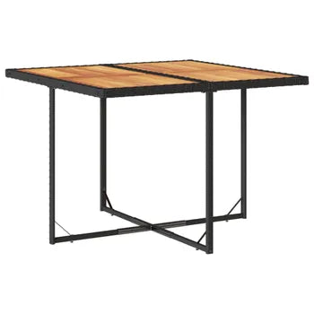 Ensemble à manger de jardin coussins 5pcs Noir Résine tressée vidaXL