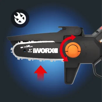 Tronçonneuse élagueuse sur batterie WORX Wg325e 20 V, guide de 12 cm