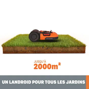 Robot tondeuse connecté WORX LANDROID - Jusqu'à 2000m² - WR155E