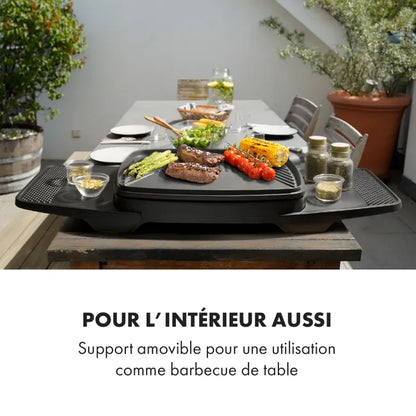 Barbecue électrique KLARSTEIN en Acier inoxydable 2000 W Noir