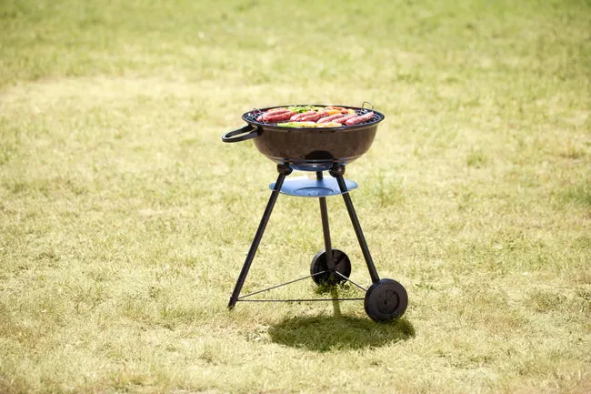 Barbecue au charbon de bois Trolley, diam 48cm noir