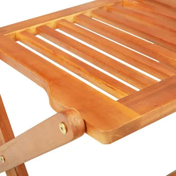 Ensemble à manger de jardin pliable 9 pcs bois d acacia solide