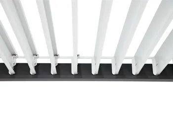 Pergola bioclimatique autoportante Prima aluminium gris anthracite, 12m²