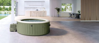 Pure Spa gonflable INTEX Olive rond, 6 places