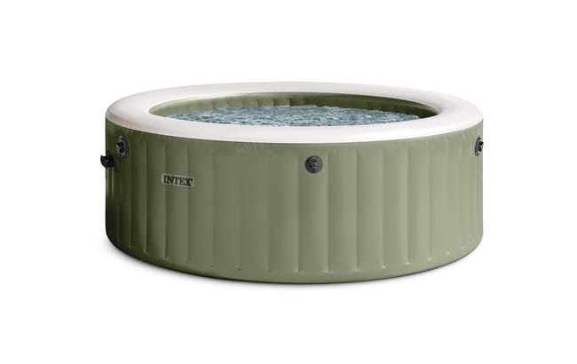 Pure Spa gonflable INTEX Olive rond, 4 places