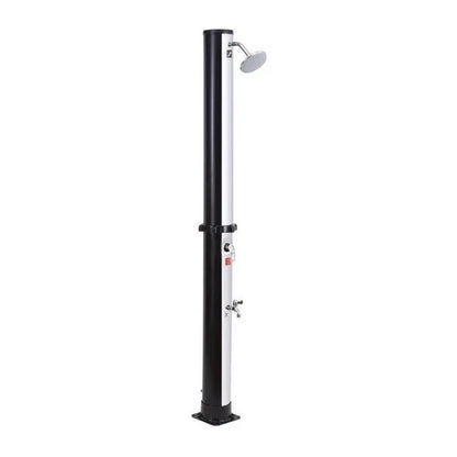 Douche solaire FIDGI noir et argent 35L
