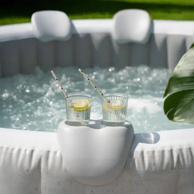 HOME DELUXE - Jacuzzi d'extérieur - SPLASH + coussins, porte-boissons et pare-soleil