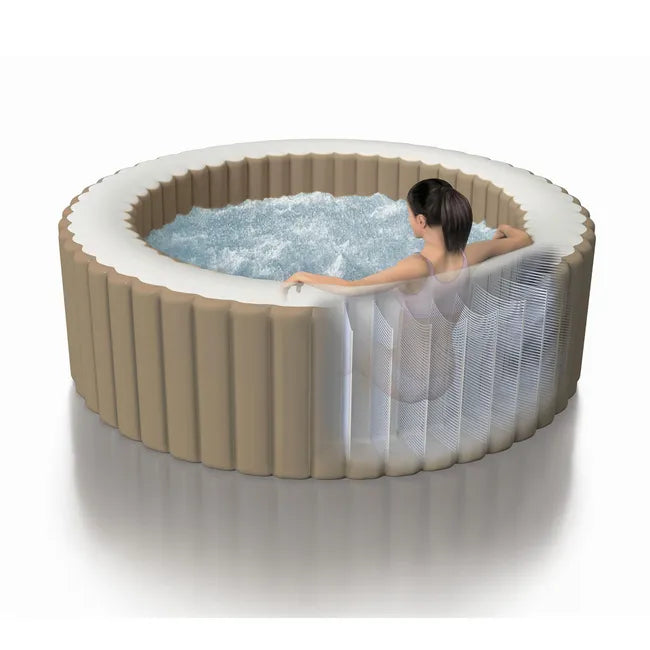 Pure spa gonflable INTEX Sahara rond 4 places