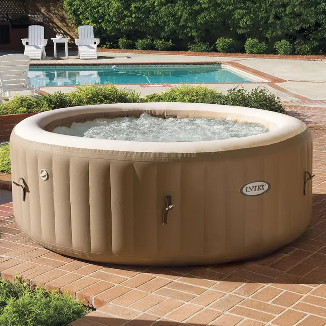 Pure spa gonflable INTEX Sahara rond 4 places