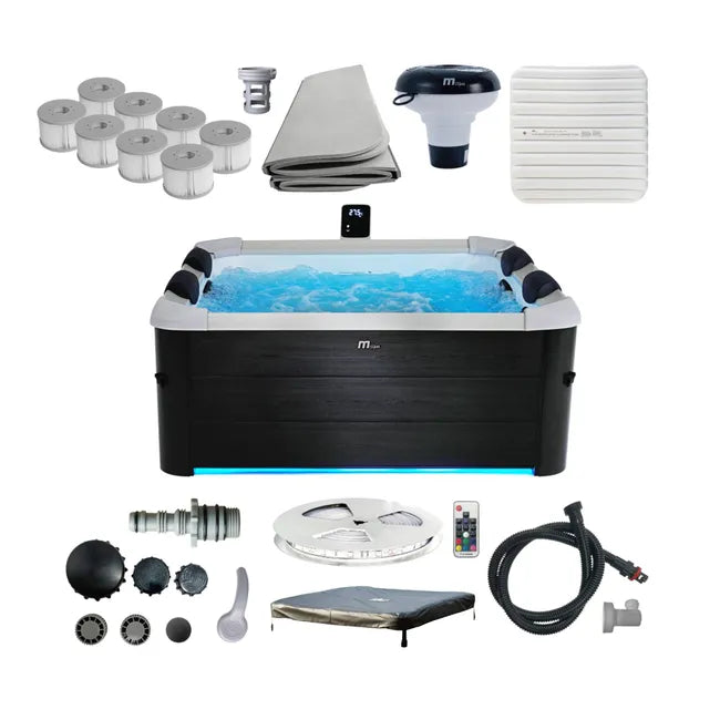 SPA OSLO PLUS + 8 FILTRES SPA Spa rigide MSPA 6 places 4 coussins hydromassages