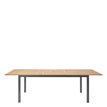 Salon de jardin aluminium gris anthracite Oris butterfly NATERIAL 6 personnes